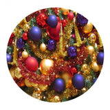 Max Waterproof Christmas Tablecloth Cover for 47inch Round Dining Tables  9
