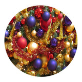 Max Waterproof Christmas Tablecloth Cover for 47inch Round Dining Tables  9