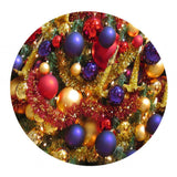 Max Waterproof Christmas Tablecloth Cover for 47inch Round Dining Tables  9