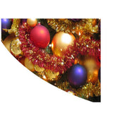 Max Waterproof Christmas Tablecloth Cover for 47inch Round Dining Tables  9