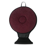 360 Degree Rotating Seat Cushion Car Seat Pad Wheelchair Seat Mat Wine Red