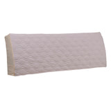 Max Strethable Quitled Bed Headboard Slipcover Bed Head Cover Cream_59inch