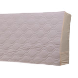 Max Strethable Quitled Bed Headboard Slipcover Bed Head Cover Cream_59inch