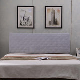 Max Strethable Quitled Bed Headboard Slipcover Bed Head Cover Grey_47inch