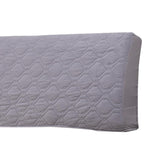 Max Strethable Quitled Bed Headboard Slipcover Bed Head Cover Grey_59inch