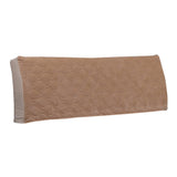 Max Strethable Quitled Bed Headboard Slipcover Bed Head Cover Brown_47inch