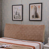 Max Maxb Strethable Quitled Bed Headboard Slipcover Bed Head Cover Camel_59inch