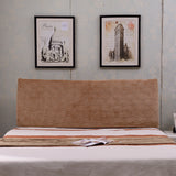 Max Maxb Strethable Quitled Bed Headboard Slipcover Bed Head Cover Camel_59inch