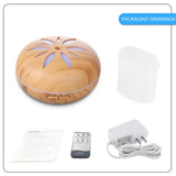 Maxbell Au Plug Wood Grain Mute 24V Electric LED 7 Color Fragrance Diffuser 500ml+RC
