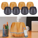 Maxbell 500ml 24V Wood Grain Pattern Home Office Aromatherapy Machine-EU Light Wood