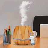 Maxbell 500ml 24V Wood Grain Pattern Home Office Aromatherapy Machine-US Light Wood