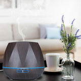 Maxbell 500ml 24V Wood Grain Pattern Home Office Aromatherapy Machine-AU Dark Wood