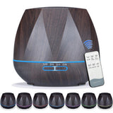 Maxbell 500ml 24V Wood Grain Pattern Home Office Aromatherapy Machine-AU Dark Wood