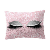 Maxbell Eyelash Printed Throw Pillow Cover Square Cushion Covers Sofa Pillow Case 2