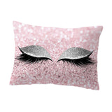 Maxbell Eyelash Printed Throw Pillow Cover Square Cushion Covers Sofa Pillow Case 2