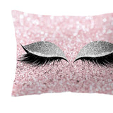 Maxbell Eyelash Printed Throw Pillow Cover Square Cushion Covers Sofa Pillow Case 2
