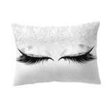 Maxbell Eyelash Printed Throw Pillow Cover Square Cushion Covers Sofa Pillow Case 5