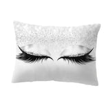 Maxbell Eyelash Printed Throw Pillow Cover Square Cushion Covers Sofa Pillow Case 5