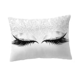 Maxbell Eyelash Printed Throw Pillow Cover Square Cushion Covers Sofa Pillow Case 5