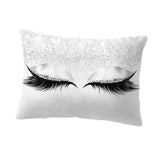 Maxbell Eyelash Printed Throw Pillow Cover Square Cushion Covers Sofa Pillow Case 5
