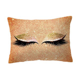 Maxbell Eyelash Printed Throw Pillow Cover Square Cushion Covers Sofa Pillow Case 8