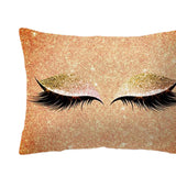 Maxbell Eyelash Printed Throw Pillow Cover Square Cushion Covers Sofa Pillow Case 8