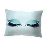 Maxbell Eyelash Printed Throw Pillow Cover Square Cushion Covers Sofa Pillow Case 11
