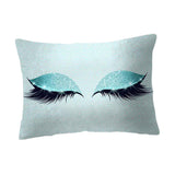 Maxbell Eyelash Printed Throw Pillow Cover Square Cushion Covers Sofa Pillow Case 11