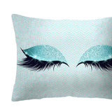 Maxbell Eyelash Printed Throw Pillow Cover Square Cushion Covers Sofa Pillow Case 11