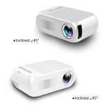 Max Maxb Mini Projector LED HD 1080P Home Theater Cinema USB 20-60inch Image UK Plug