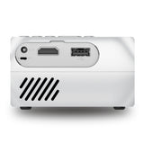 Max Maxb Mini Projector LED HD 1080P Home Theater Cinema USB 20-60inch Image UK Plug