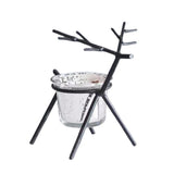 Iron Craft Reindeer Tealight Holder Table Decorations Centerpieces Black