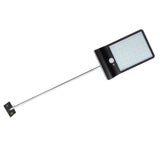 Maxbell Solar LED Sensor Pathway Light Outdoor Yard Lamp with Pole Black with Pole