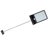 Maxbell Solar LED Sensor Pathway Light Outdoor Yard Lamp with Pole Black with Pole