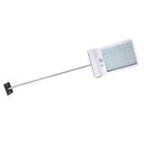Maxbell Solar LED Sensor Pathway Light Outdoor Yard Lamp with Pole White with Pole
