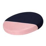 Maxbell Memory Foam Round Chair Cushion Soft Breathable Seat Pad Dark Blue Pink