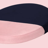 Maxbell Memory Foam Round Chair Cushion Soft Breathable Seat Pad Dark Blue Pink