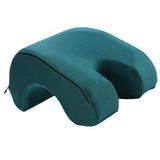 Maxbell Office Nap Nest Pillow Memory Foam Face Down Desk Pillow Cushion Green
