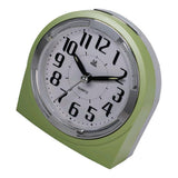 Maxbell Mute Alarm Clock with Night Light Desktop  Snooze Clock for Bedroom Green