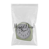 Maxbell Mute Alarm Clock with Night Light Desktop  Snooze Clock for Bedroom Green
