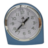 Maxbell Mute Alarm Clock with Night Light Desktop  Snooze Clock for Bedroom Blue