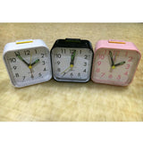 Maxbell Battery Operated Travel Alarm Clock,Lighted on Demand Snooze Black