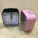 Maxbell Battery Operated Travel Alarm Clock,Lighted on Demand Snooze Black