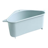 Maxbell Kitchen Sink Corner Drain Basket Sponge Holder Kitchen Tools Organizer Blue