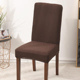 Maxbell Dining Room Chair Cover Seat Protector  Chair Slipcover   Dark Coffee