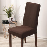 Maxbell Dining Room Chair Cover Seat Protector  Chair Slipcover   Dark Coffee