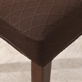 Maxbell Dining Room Chair Cover Seat Protector  Chair Slipcover   Dark Coffee