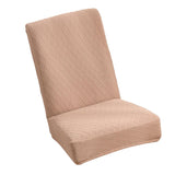 Maxbell Dining Room Chair Cover Seat Protector  Chair Slipcover   light Tan