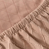 Maxbell Dining Room Chair Cover Seat Protector  Chair Slipcover   light Tan