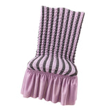 Maxbell Removable Banquet Chair Slipcovers Stretch Dining Chair Covers Purple